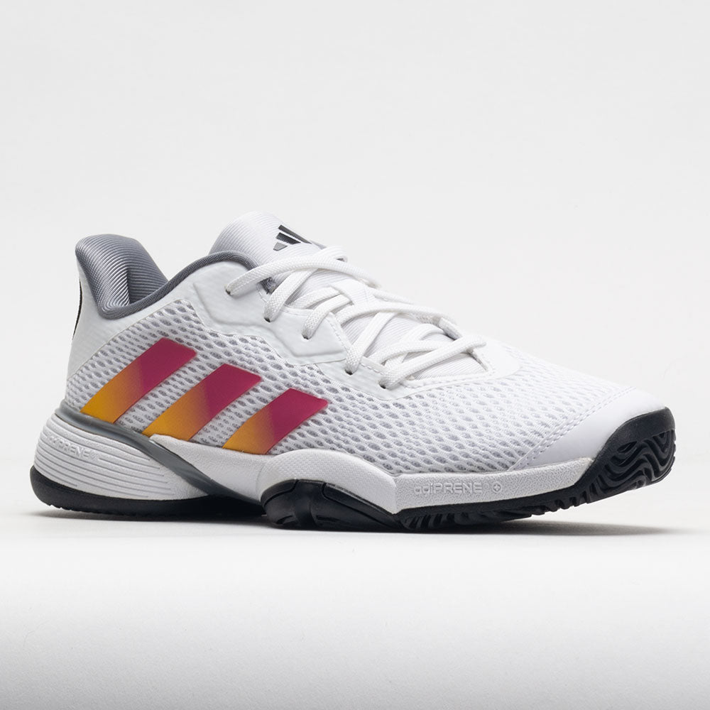 adidas Barricade Junior  White/Solar Gold/Lucid Fuchsia